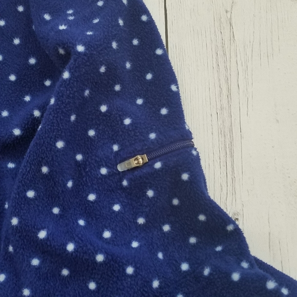 L.L. BEAN Med Women's Polka dot fleece - Picture 7 of 7